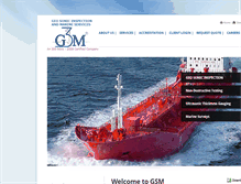 Tablet Screenshot of gsminspection.com